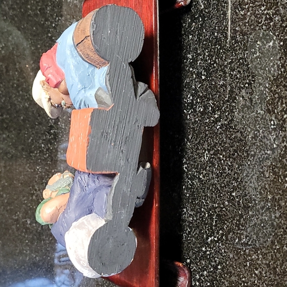 Let's Play Checkers Figurine - Picture 4 of 6